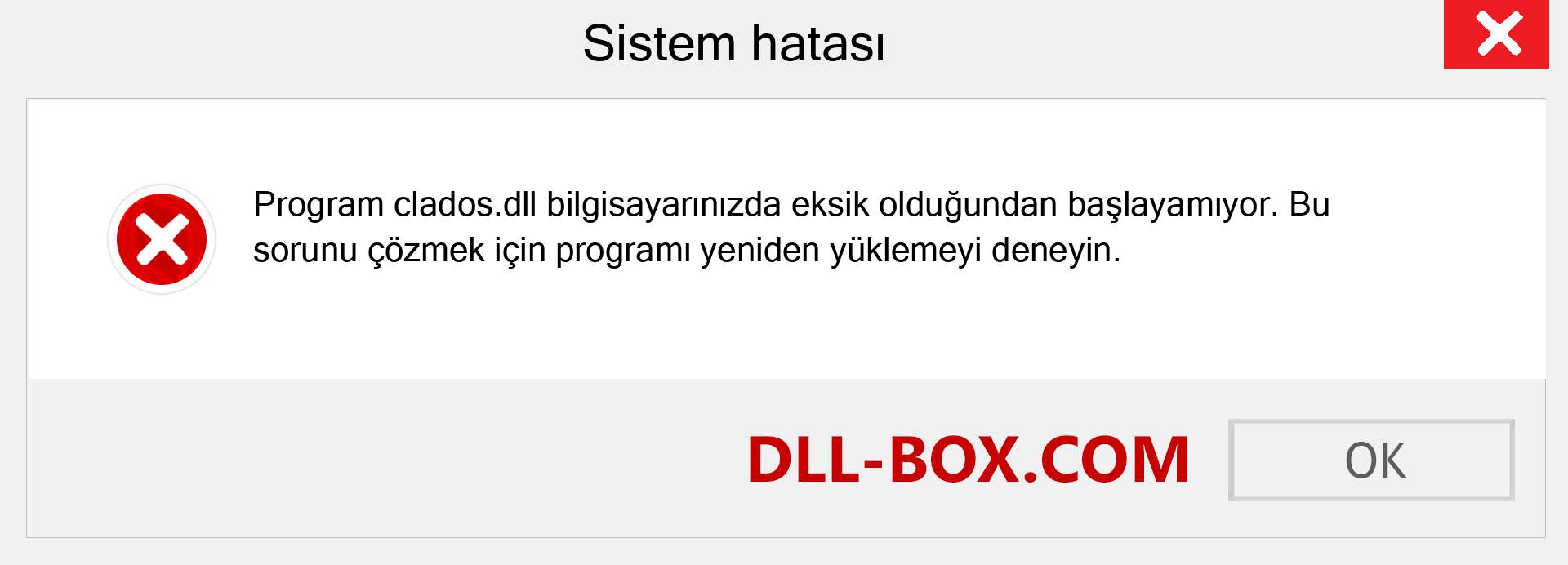 clados.dll dosyası eksik mi? Windows 7, 8, 10 için İndirin - Windows'ta clados dll Eksik Hatasını Düzeltin, fotoğraflar, resimler